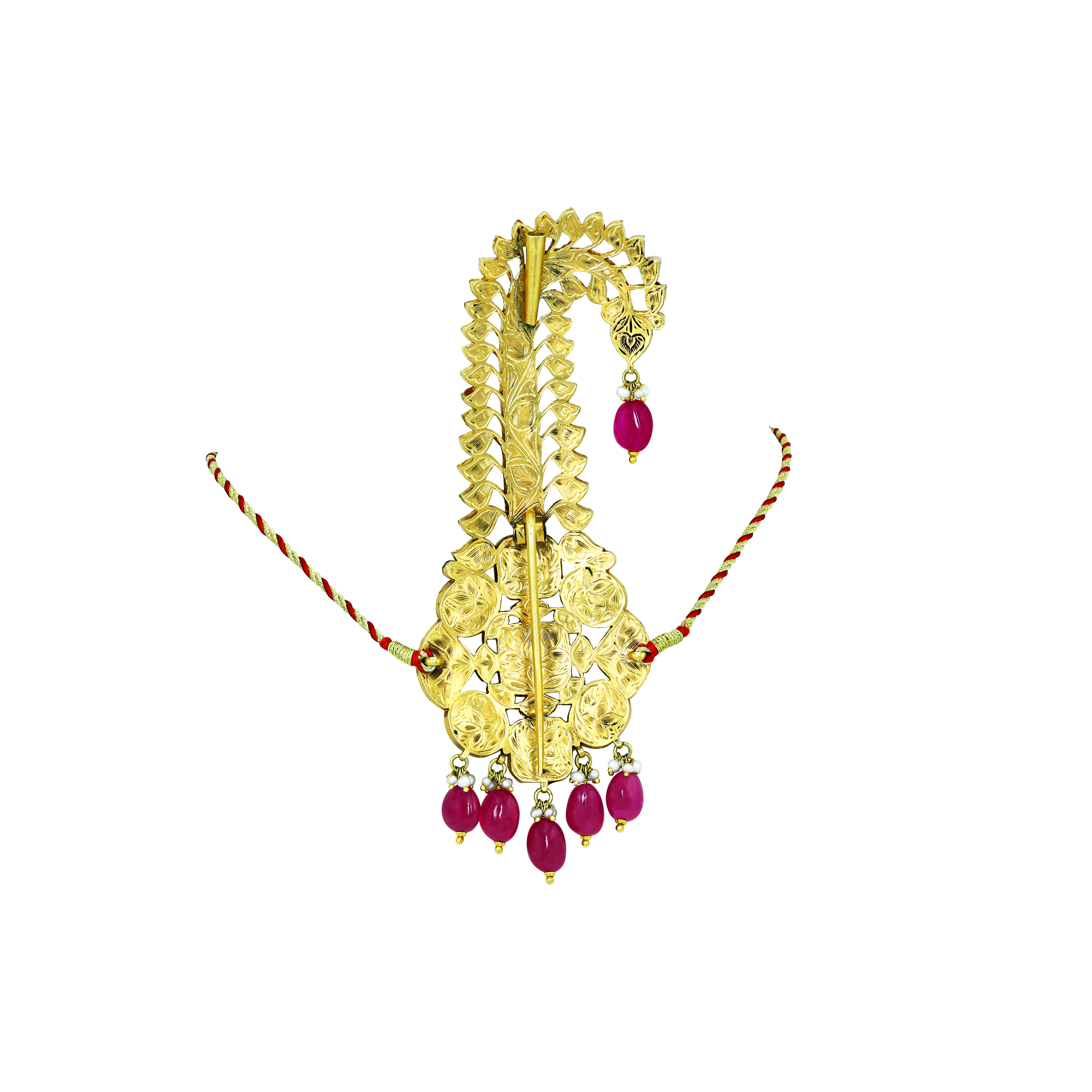 Navratan Kalangi with Vibrant Gems in Traditional Design
